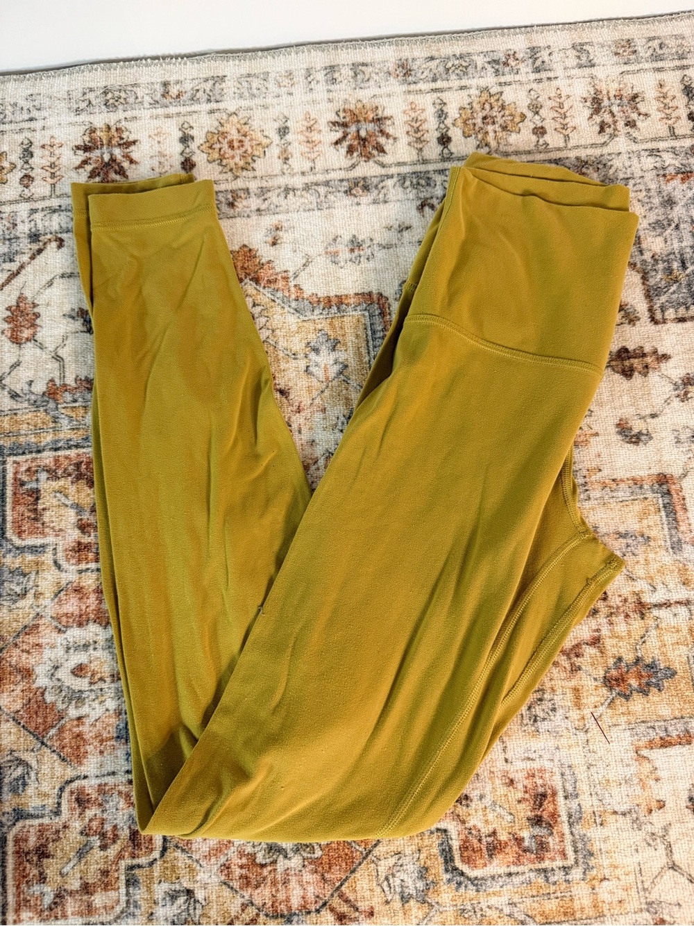 Lululemon chartreuse buttery soft leggings